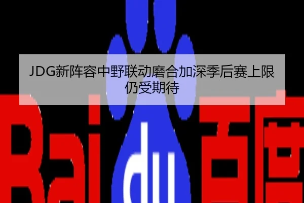 JDG新阵容中野联动磨合加深季后赛上限仍受期待